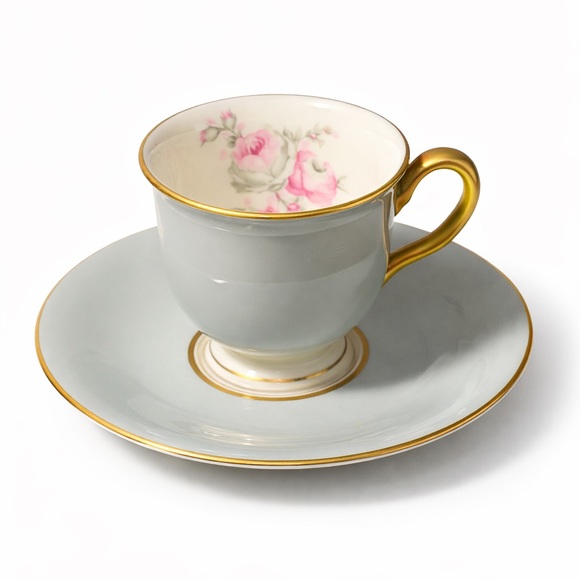 Vintage Other - NWT Vintage Style Porcelain Teacup & Saucer Set Cottagecore Tea Cup